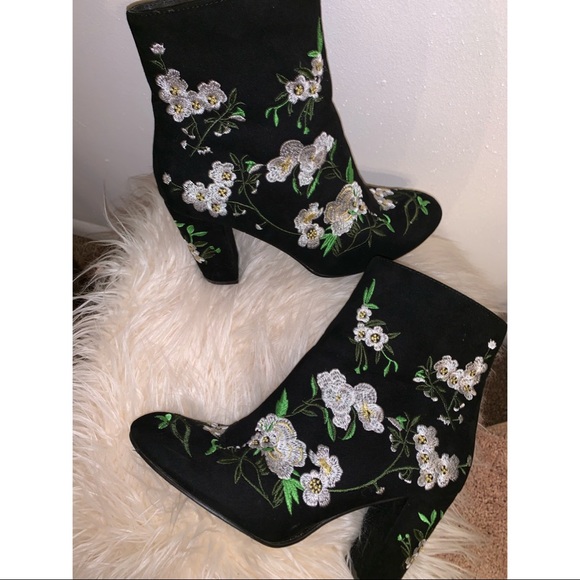 Forever 21 Shoes - Forever 21 - Floral Bootie